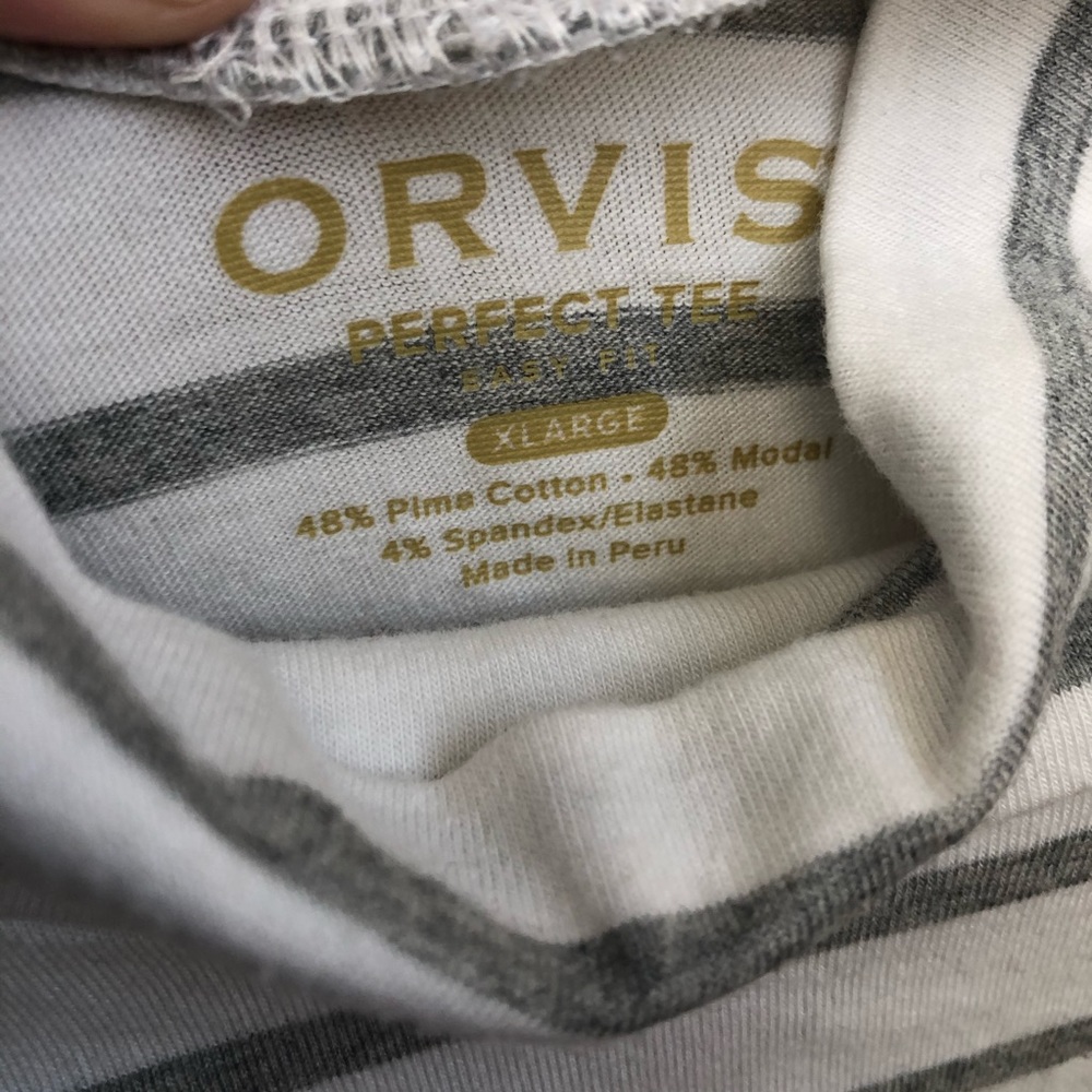 Orvis Long-Sleeved Turtleneck Perfect Tee XL - Picture 7 of 7